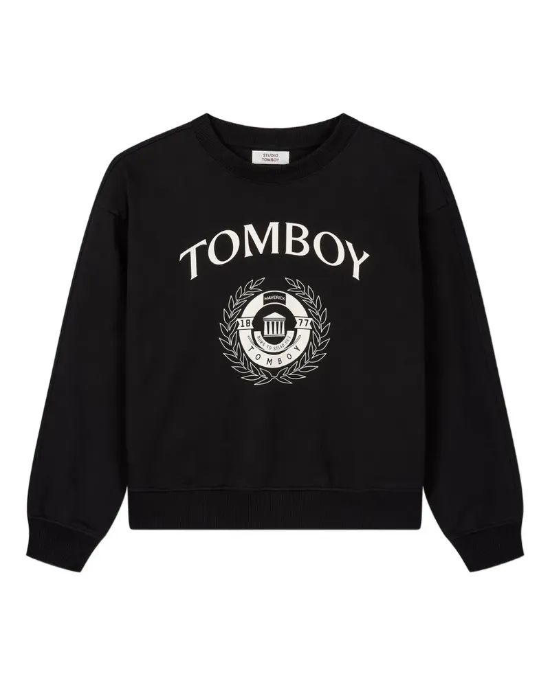STUDIO TOMBOY University Sweatshirt - Schwarz Schwarz