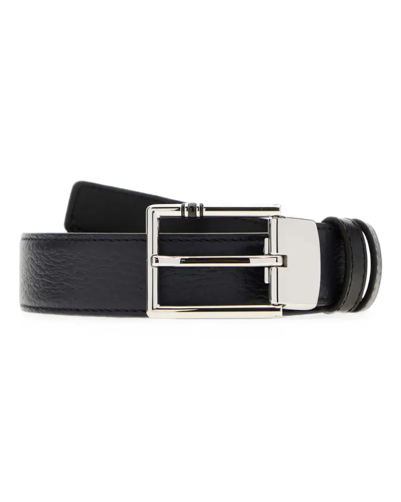 Montblanc reversible leather belt - Schwarz Schwarz