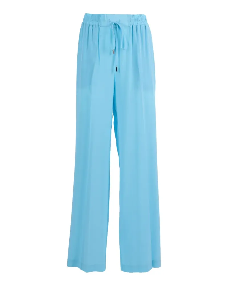 Ermanno Scervino drawstring silk trousers - Blau Blau