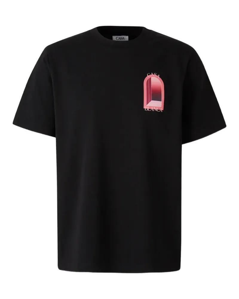 Casablanca Paris graphic-print T-shirt - Schwarz Schwarz