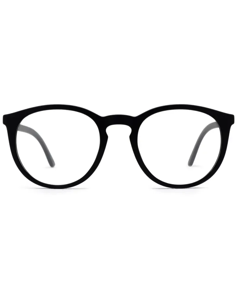 Ralph Lauren Brille mit rundem Gestell - Schwarz Schwarz