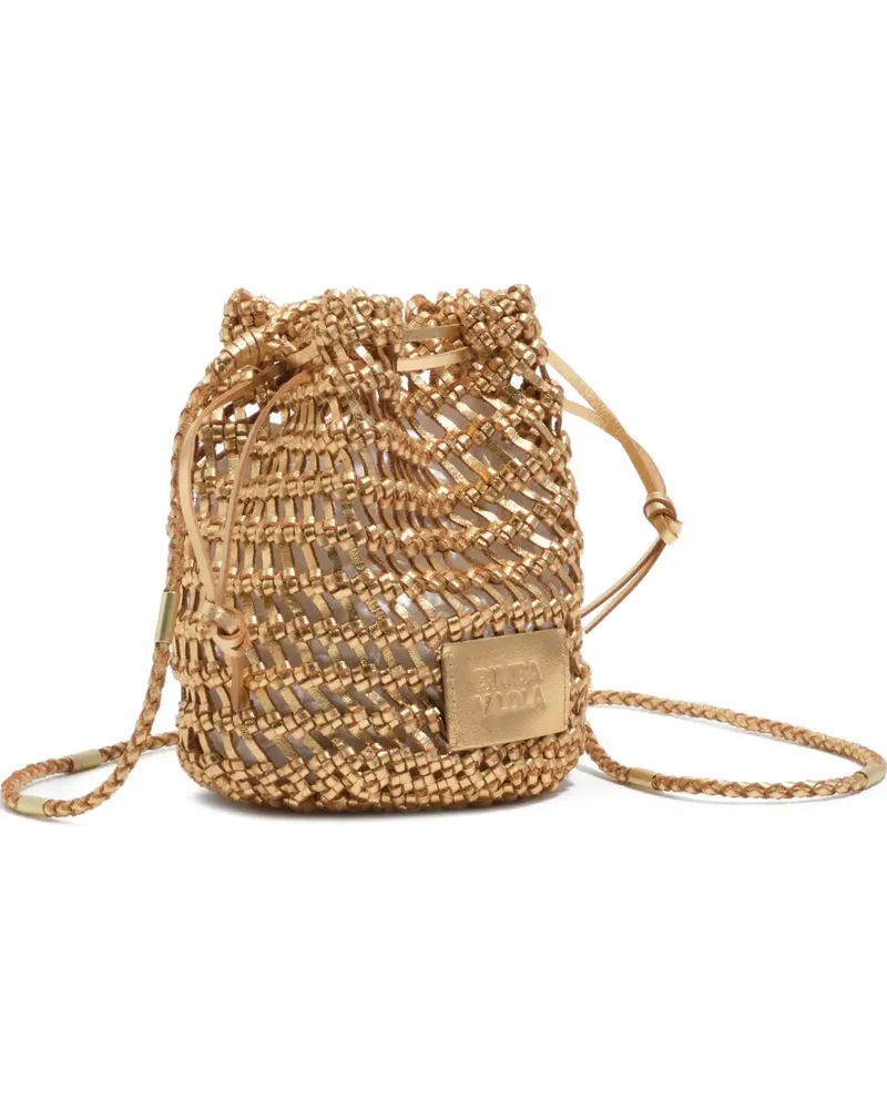 BIMBA Y LOLA Geflochtene Beuteltasche - Gold Gold