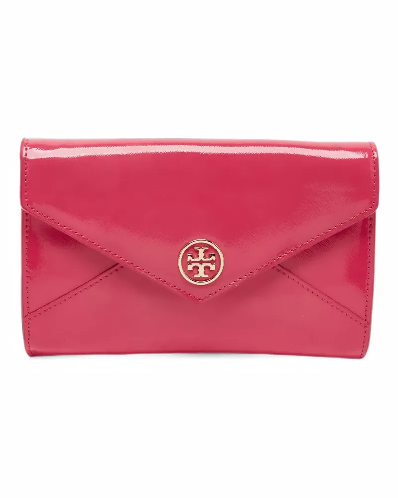 Tory Burch Robinson envelope clutch bag - Rosa Rosa