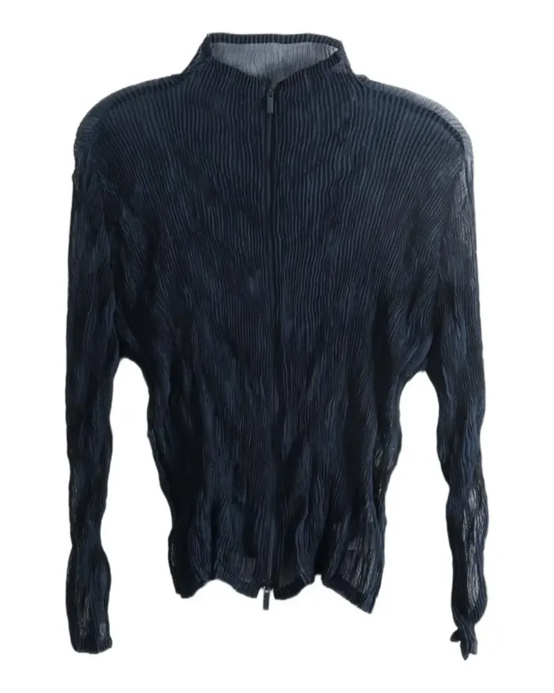 Issey Miyake Chiffon Twist 1 Cardigan - Blau Blau