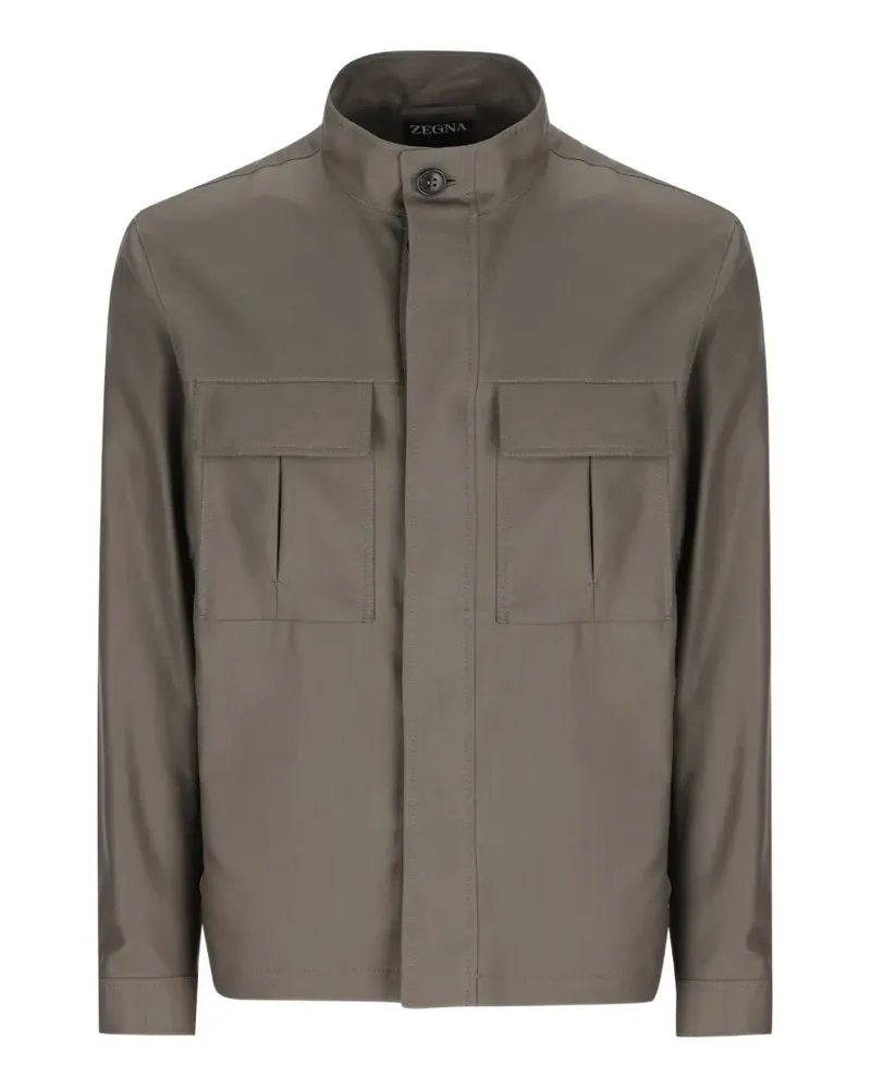 Ermenegildo Zegna flap-pocket jacket - Grün Grün