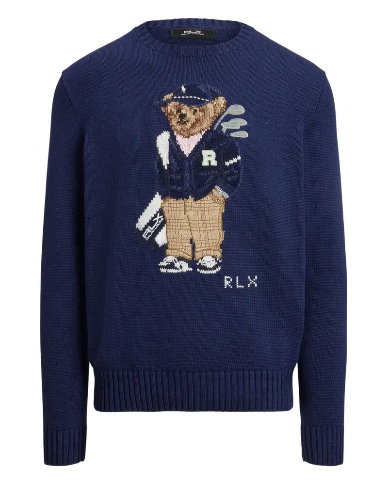 Ralph Lauren Pullover mit Polo Bear-Stickerei - Blau Blau