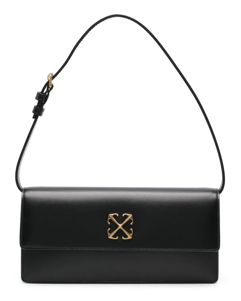 OFF-WHITE Jitney 1.0 Schultertasche - Schwarz Schwarz