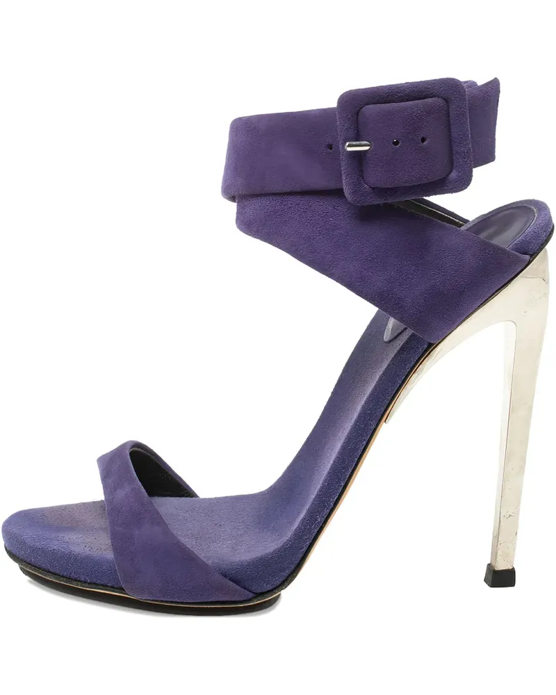 Giuseppe Zanotti Sandalen aus Wildleder 120mm - Blau Blau