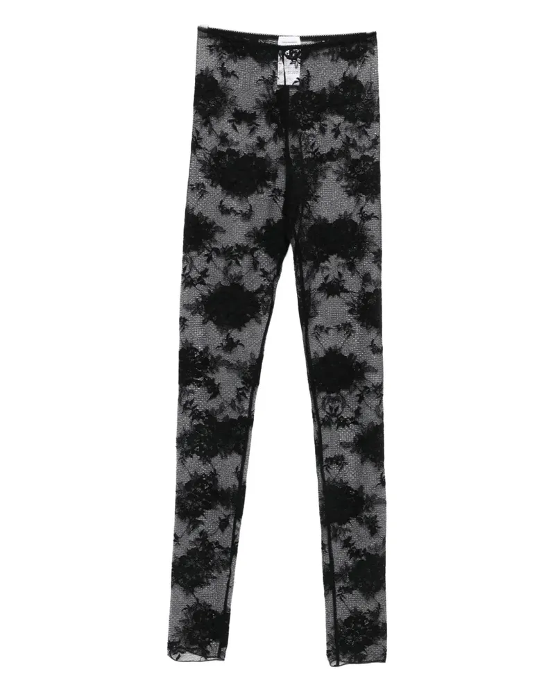 ANDAMANE Leggings aus Spitze - Schwarz Schwarz