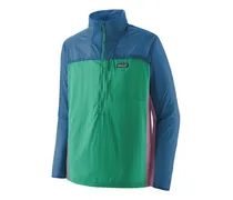 Houidini Stash Jacke in Colour-Block-Optik - Grün