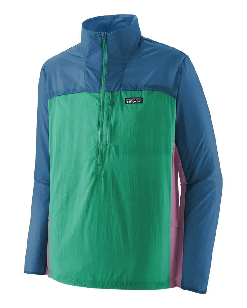 Patagonia Houdini Stash colour-block half-zip jacket - Grün Grün