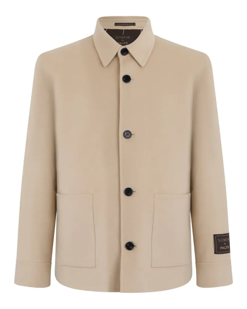 Slowear x Paltò Jacke mit aufgesetzter Tasche - Nude Nude