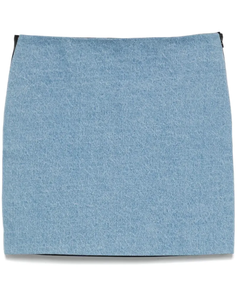 Nanushka Klassischer Jeans-Minirock - Blau Blau