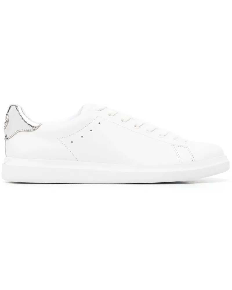 Tory Burch Sneakers mit Logo-Schild - Weiß Weiß