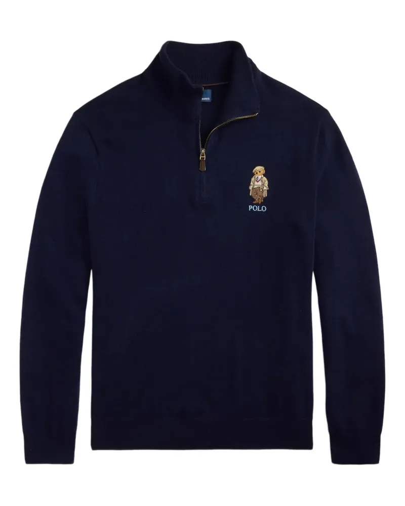 Ralph Lauren Pullover mit Logo-Stickerei - Blau Blau