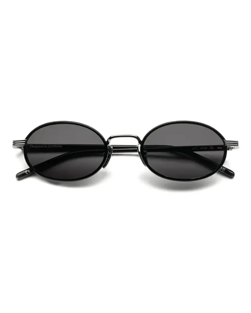 CHIMI Lea oval-frame sunglasses - Schwarz Schwarz