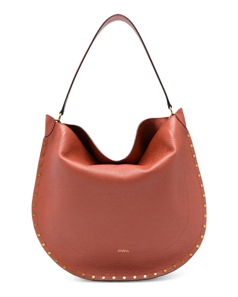 Isabel Marant Schultertasche aus strukturiertem Leder - Rot Rot