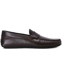 HUGO BOSS Loafer mit Logo-Prägung Braun