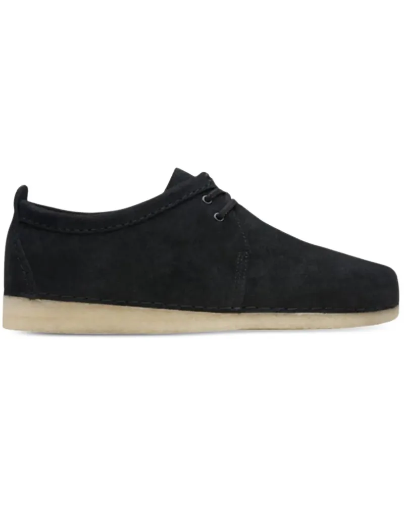 Clarks Ashton "Black Suede" Derby-Schuhe - Schwarz Schwarz