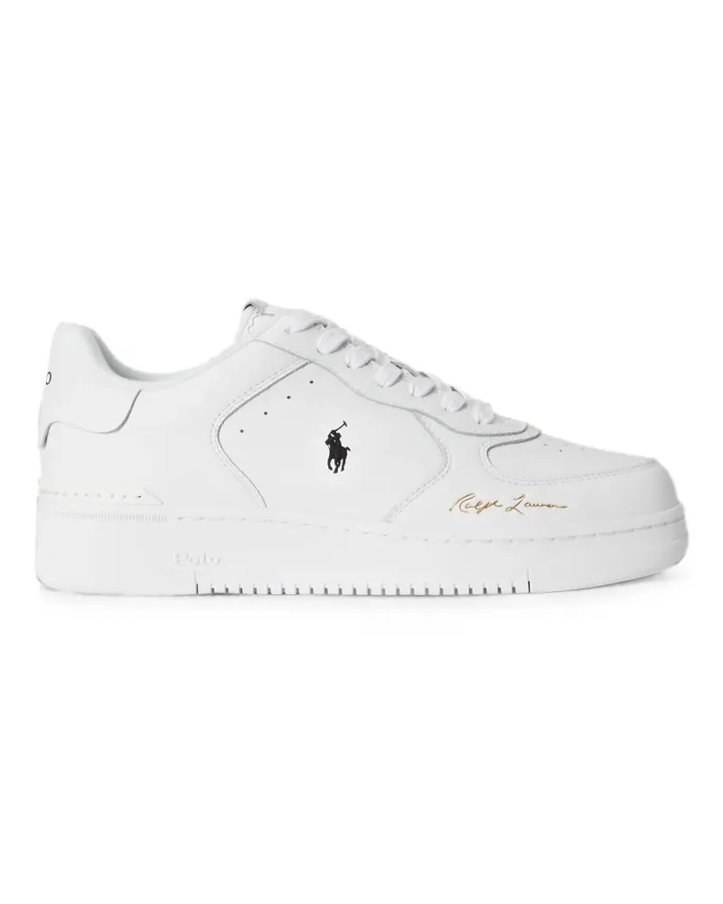 Ralph Lauren Sneakers mit Logo-Print - Weiß Weiß