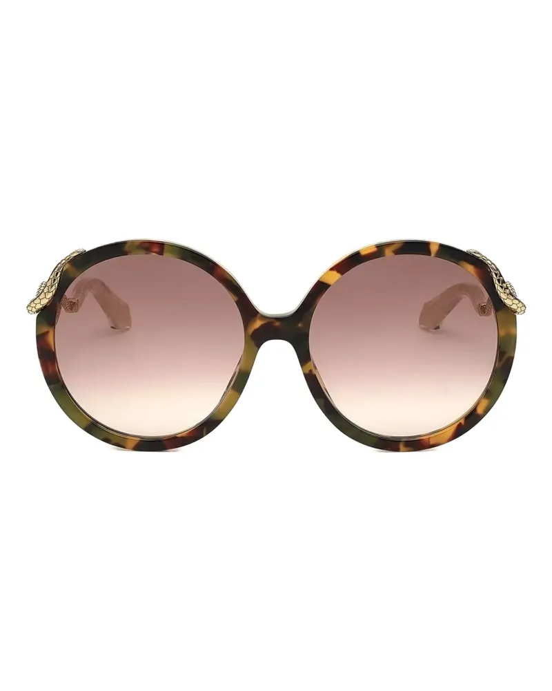 Roberto Cavalli Sonnenbrille mit rundem Gestell - Gelb Gelb