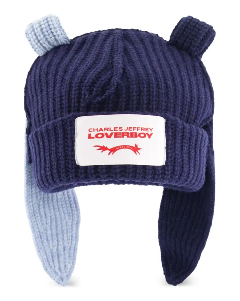 Charles Jeffrey Loverboy Chunky Bunny beanie hat - Blau Blau