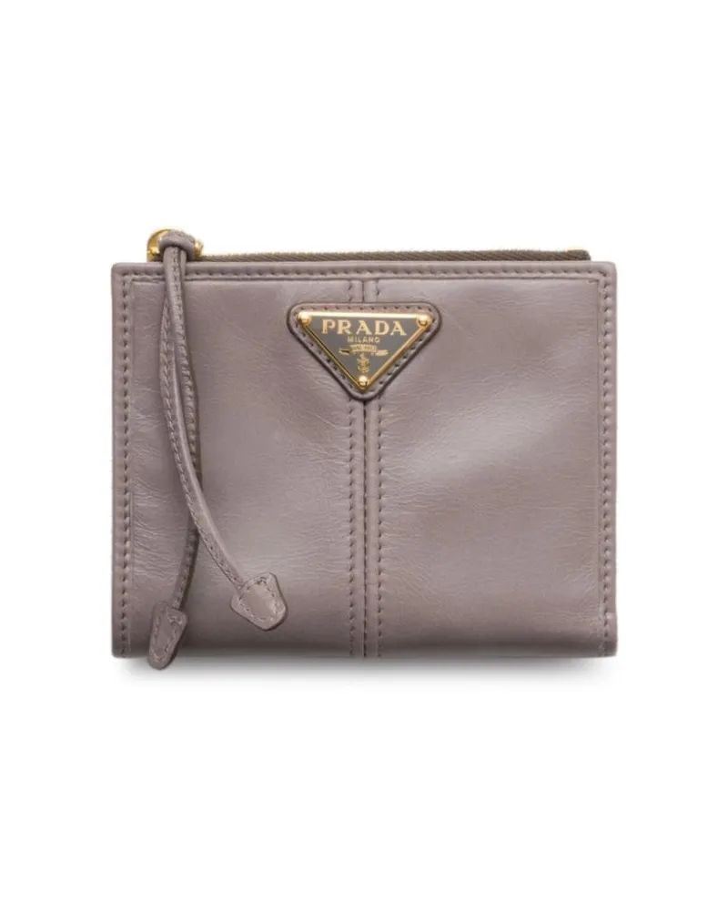 Prada Kleines Portemonnaie - Grau Grau
