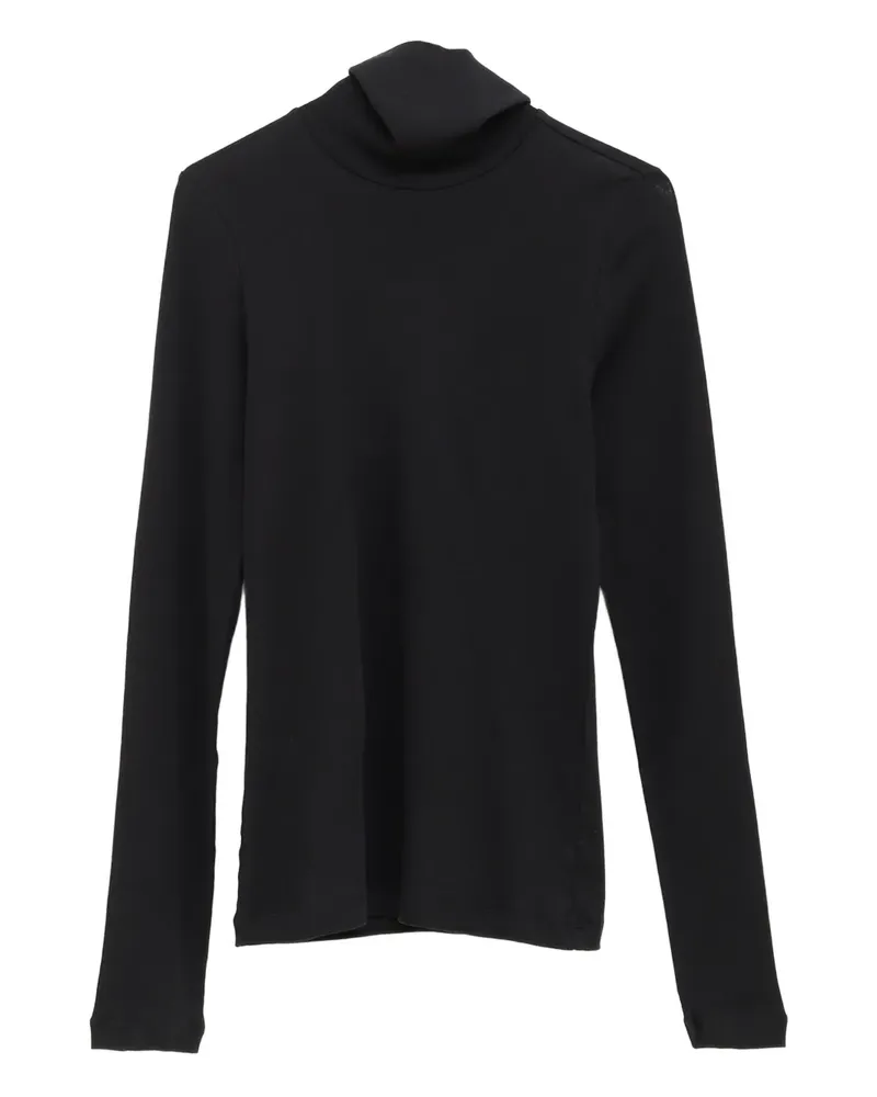 Flore Flore Langärmeliger Rollkragenpullover - Schwarz Schwarz