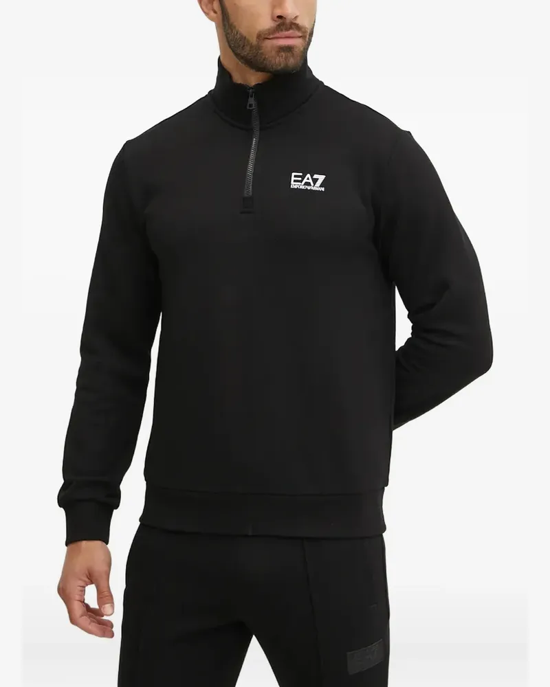 EA7 zip-up sweatshirt - Schwarz Schwarz