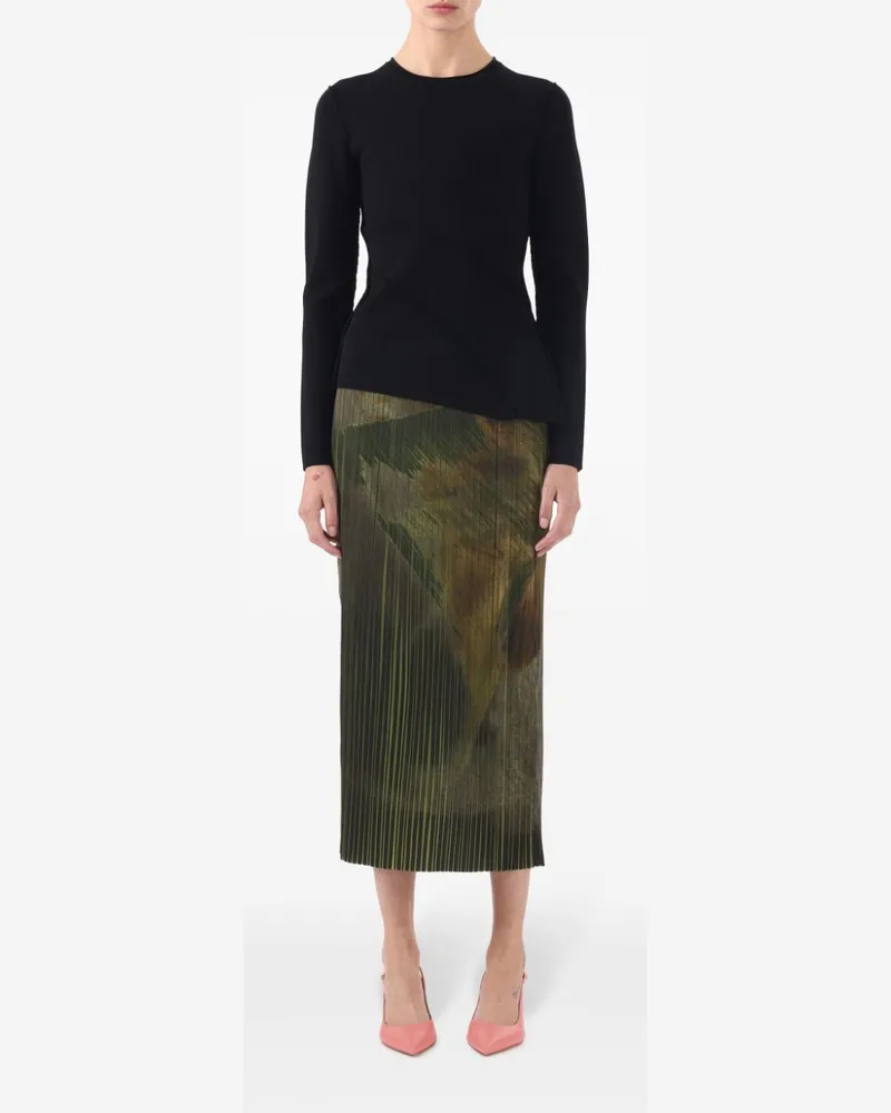 Jason Wu Asymmetrischer Pullover - Schwarz Schwarz