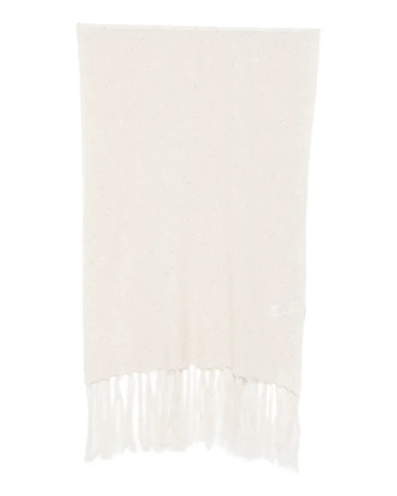 Antonelli Firenze Schal mit Fransen - Nude Nude