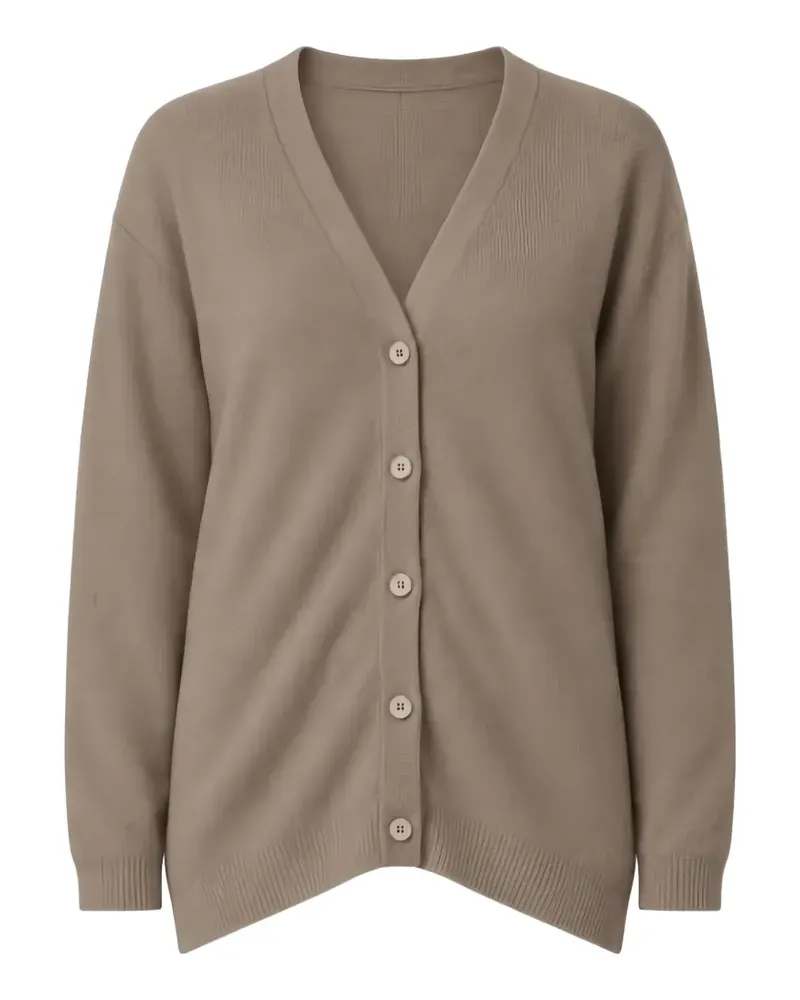Fabiana Filippi Cardigan mit V-Ausschnitt - Braun Braun