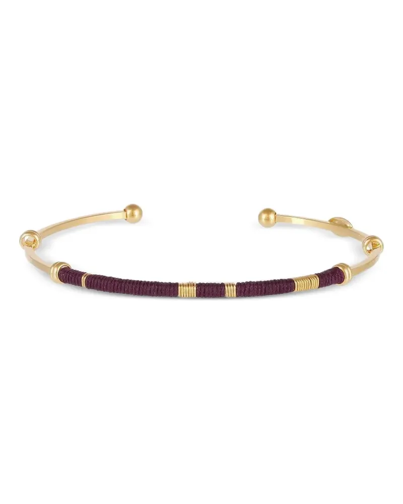 Gas Bijoux Zanzibar cord bracelet - Gold Gold