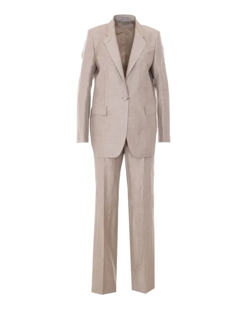 Tagliatore Adrianne double-breasted suit - Nude Nude
