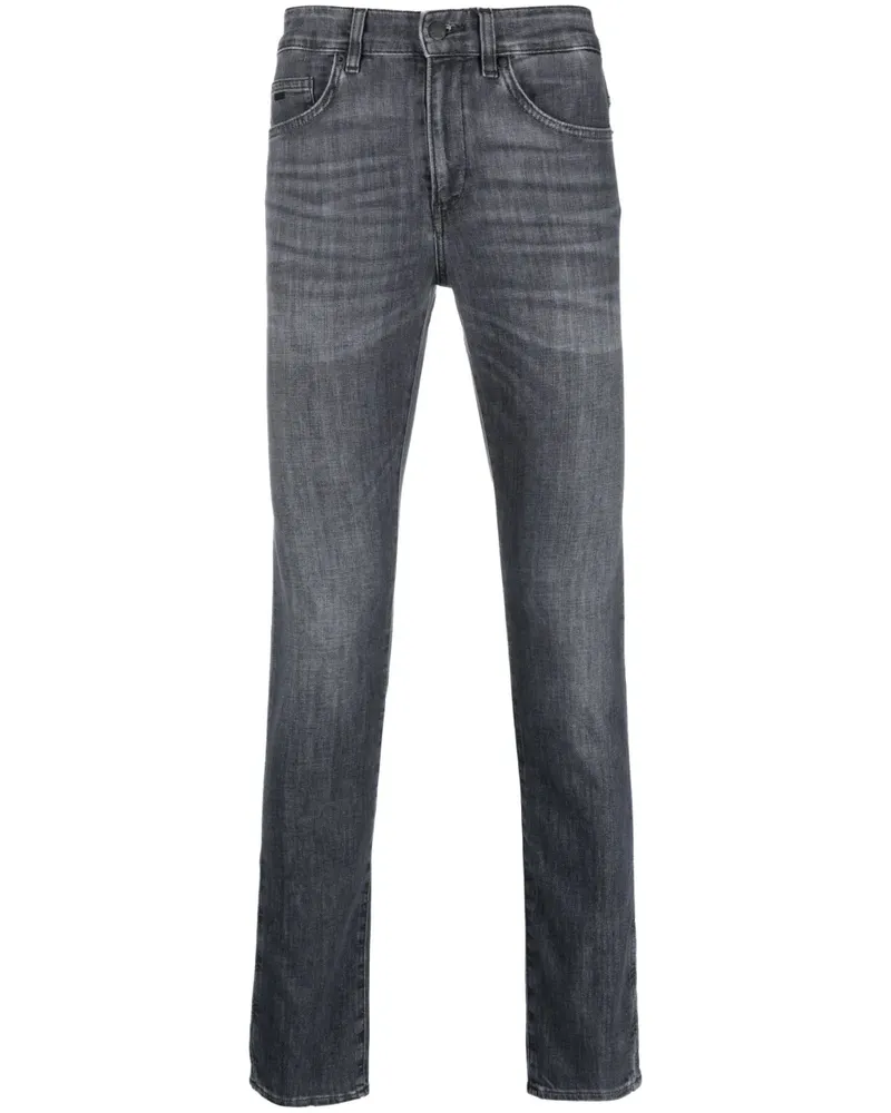 HUGO BOSS Schmale Jeans - Grau Grau