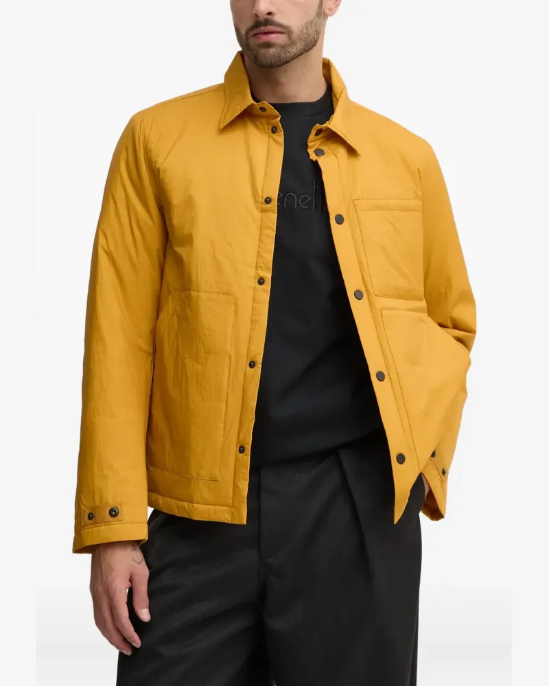Benetton buttoned chest-pocket jacket - Gelb Gelb