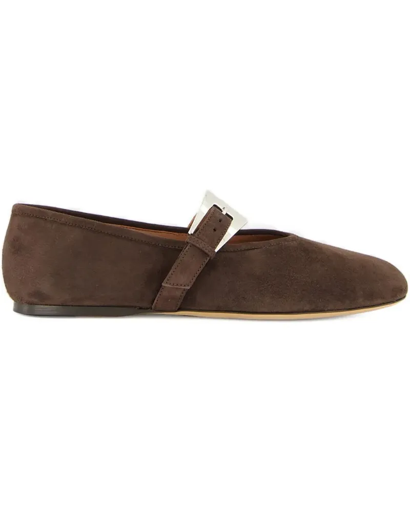 Paris Texas Sveva Ballerinas aus Wildleder - Braun Braun