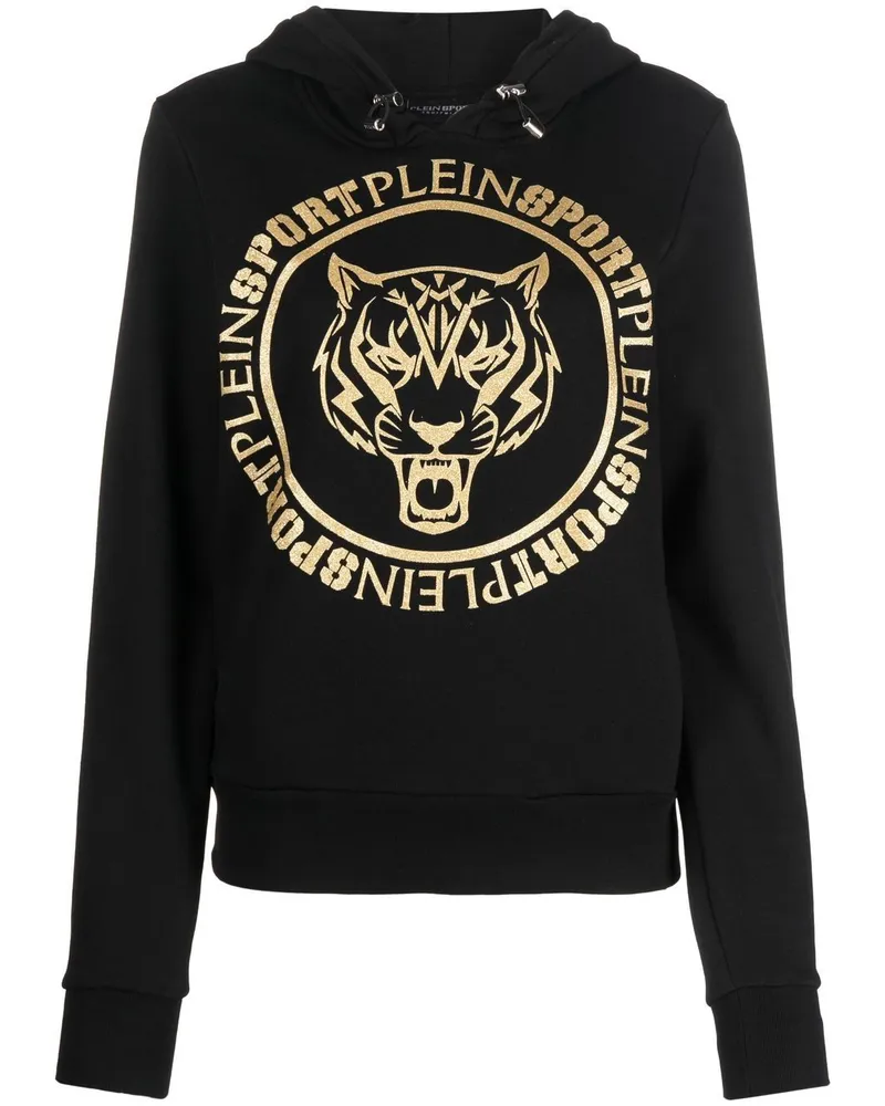 Philipp Plein Hoodie mit Tiger-Print - Schwarz Schwarz