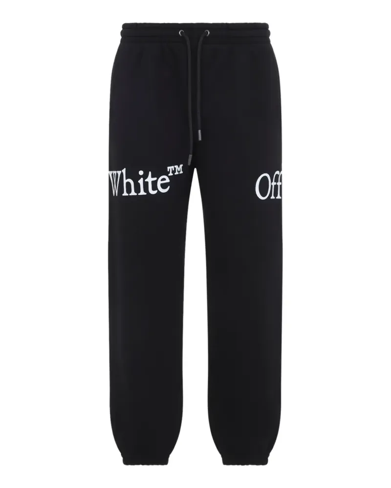 OFF-WHITE Jogginghose mit Logo-Print - Schwarz Schwarz