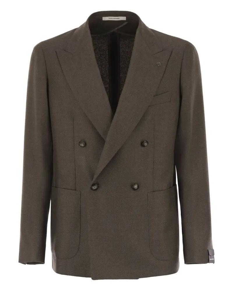 Tagliatore Doppelreihiges Sakko - Braun Braun