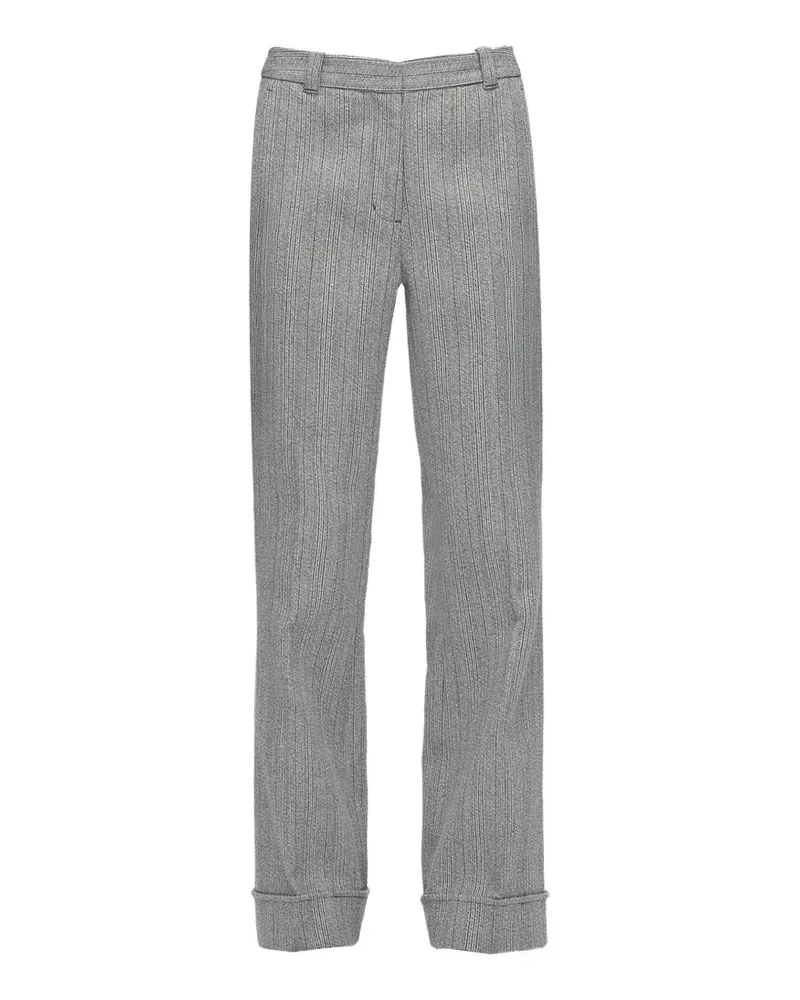3.1 phillip lim Jaspé Hose mit Umschlag - Grau Grau