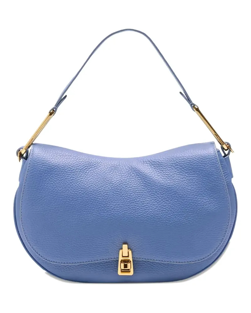 Coccinelle Halbmondförmige Schultertasche - Blau Blau