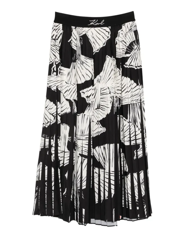 Karl Lagerfeld Commercial midi skirt - Schwarz Schwarz