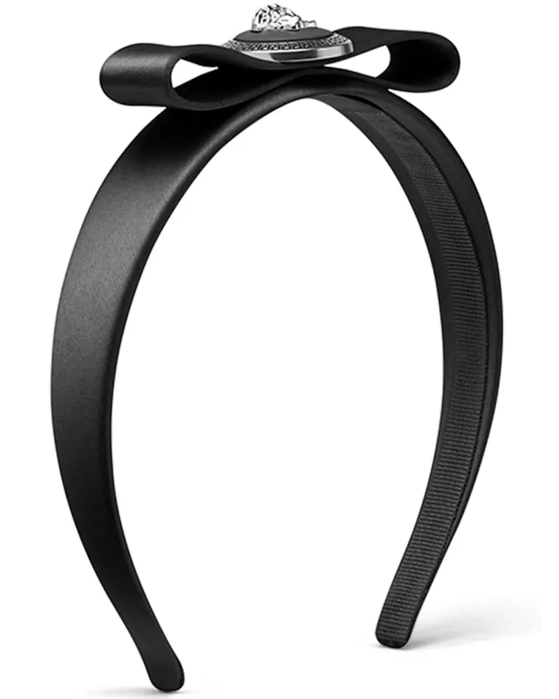 Versace Gianni Ribbon Haarreif - Schwarz Schwarz