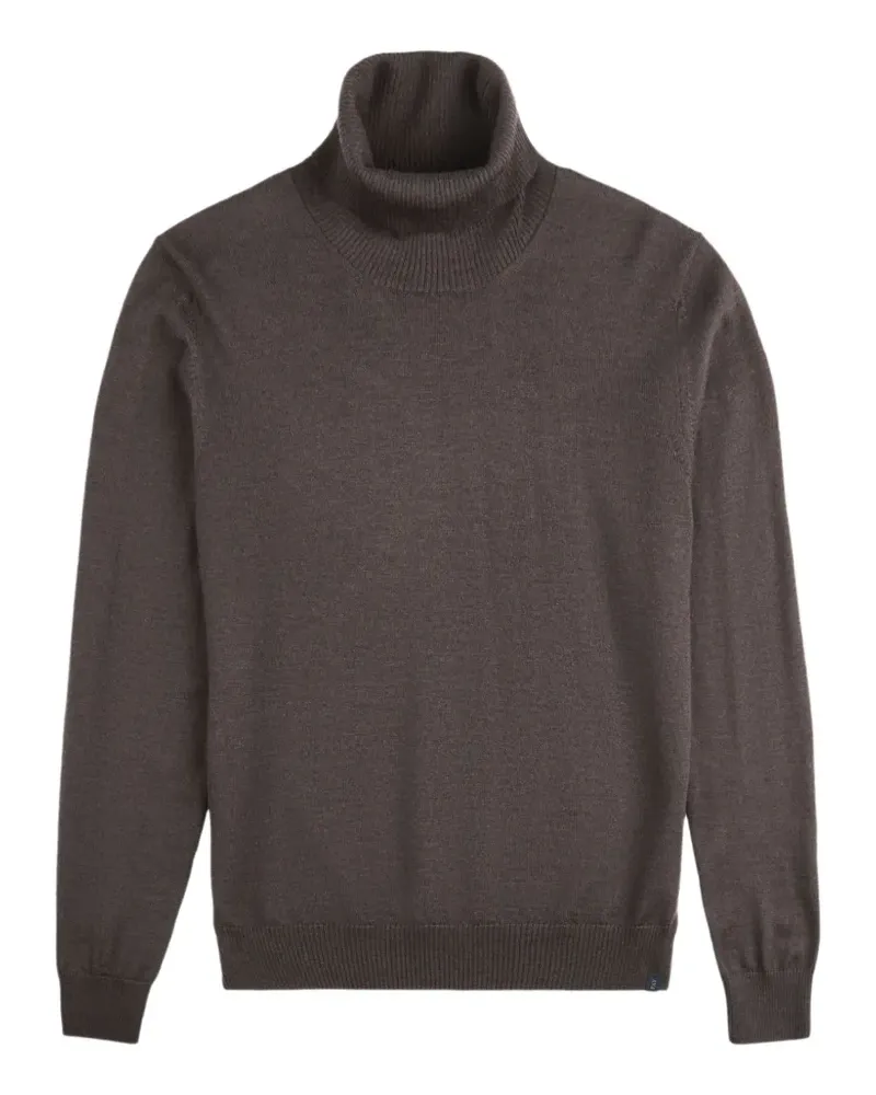 Fay Klassischer Rollkragenpullover - Braun Braun