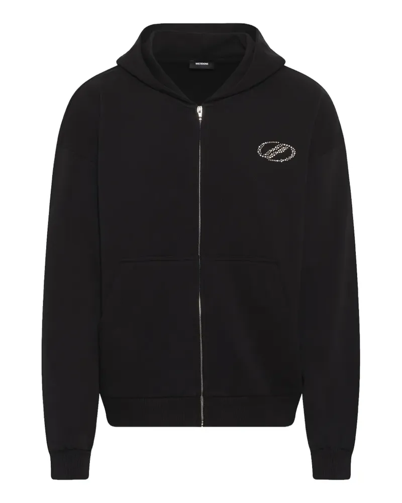 WE 11 DONE Se11done zip-up hoodie - Schwarz Schwarz