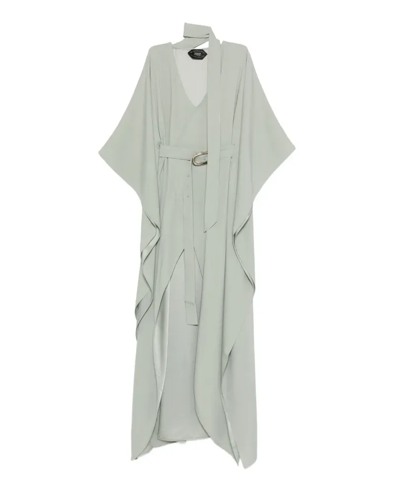 Taller Marmo Maxikleid mit Gürtel - Grün Grün