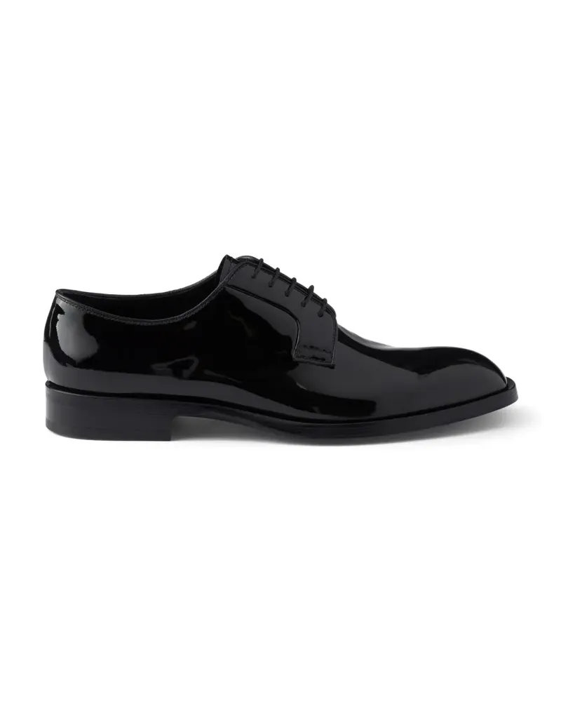 Prada Derby-Schuhe aus Lackleder - Schwarz Schwarz
