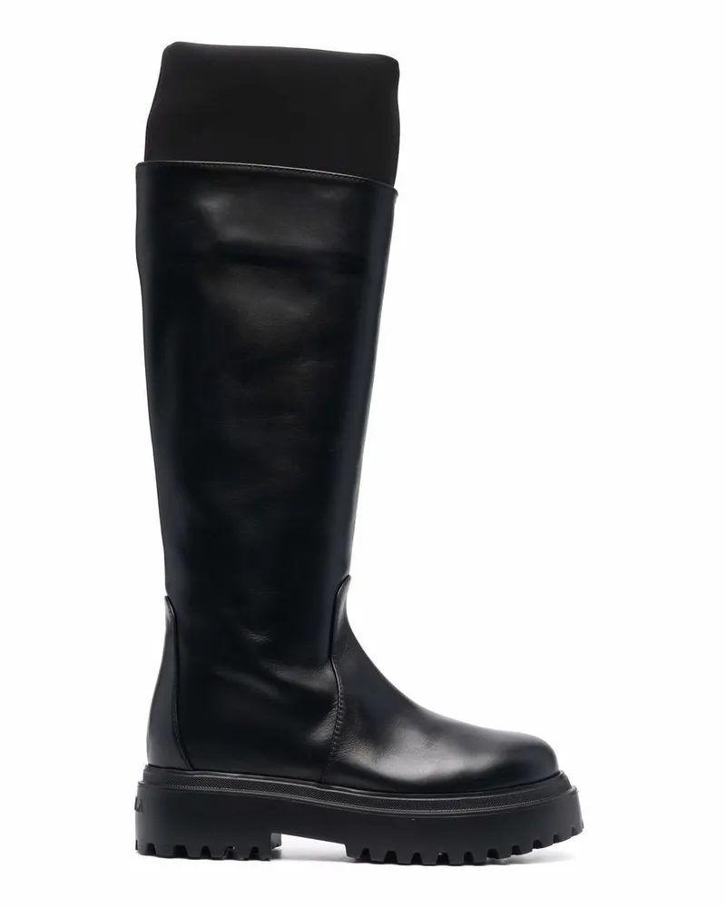 Le Silla Kniehohe Stiefel - Schwarz Schwarz