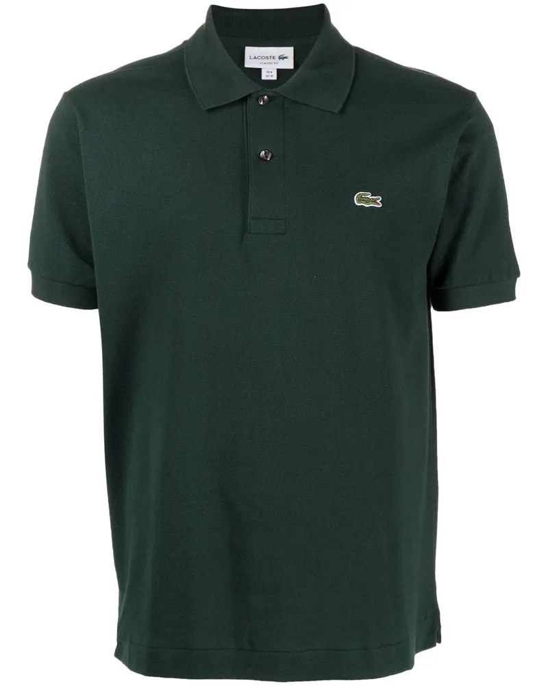 Lacoste Poloshirt mit Logo-Patch - Grün Grün